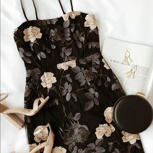 Black Floral Dress